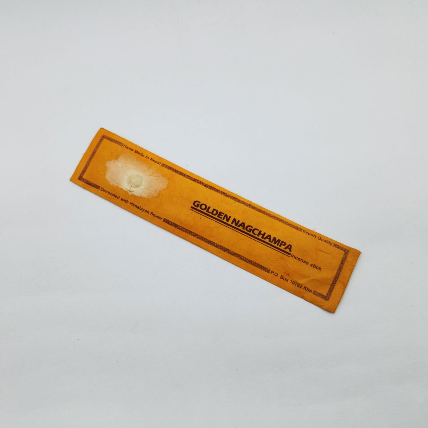 Golden Nagchampa Flora Incense Sticks – Rich & Soothing Aroma